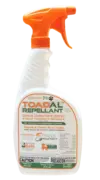 TOADAL™ Repellant with Pet Protective Deterrent Coating 21 fl oz bottle. Repel and Treat: cane toads (bufo toads), snakes, iguanas and other amphibians and reptiles.